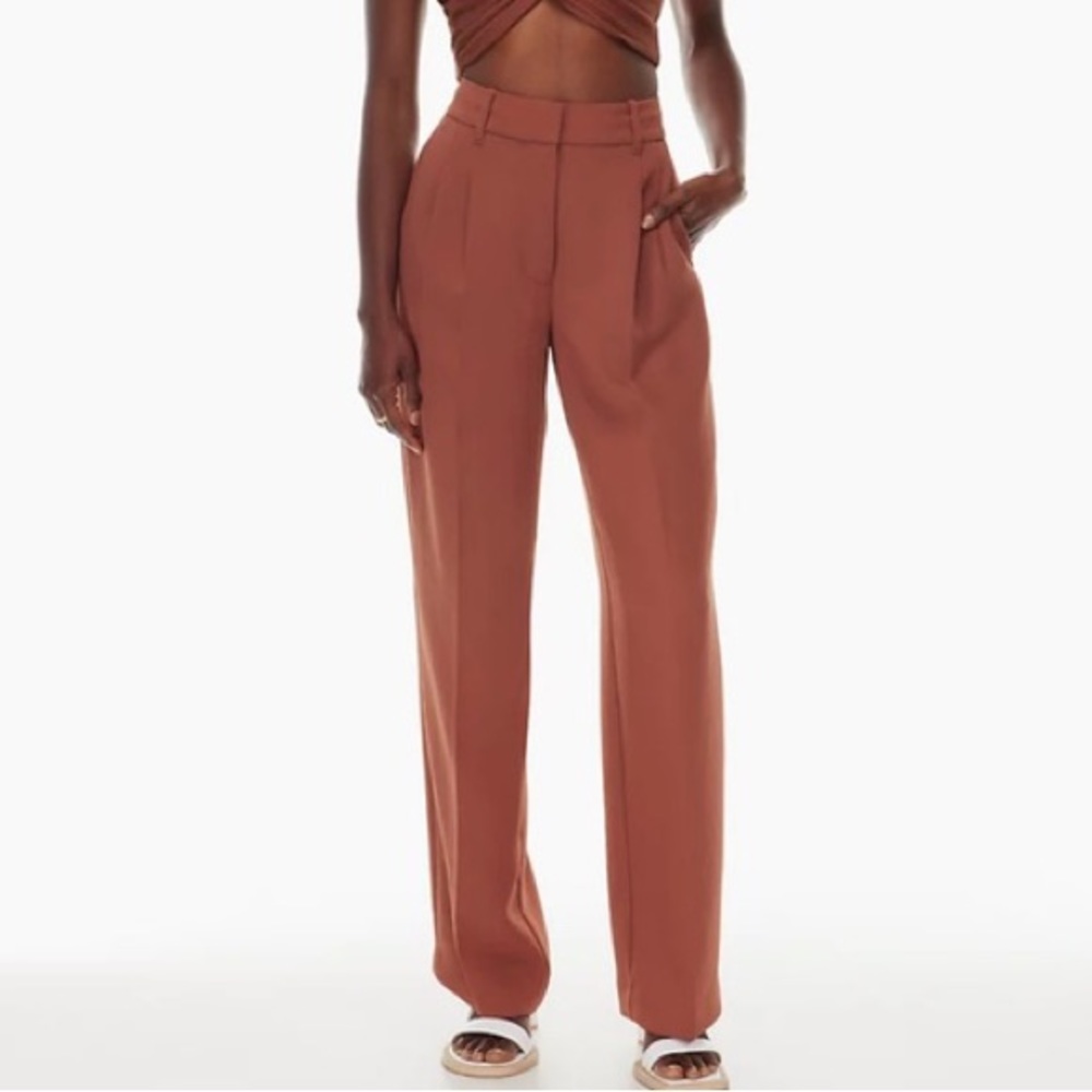 Aritzia Wilfred linen effortless pants size 2